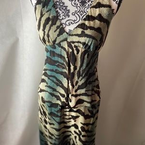 NANETTE LAPORE zebra print two piece outfit.